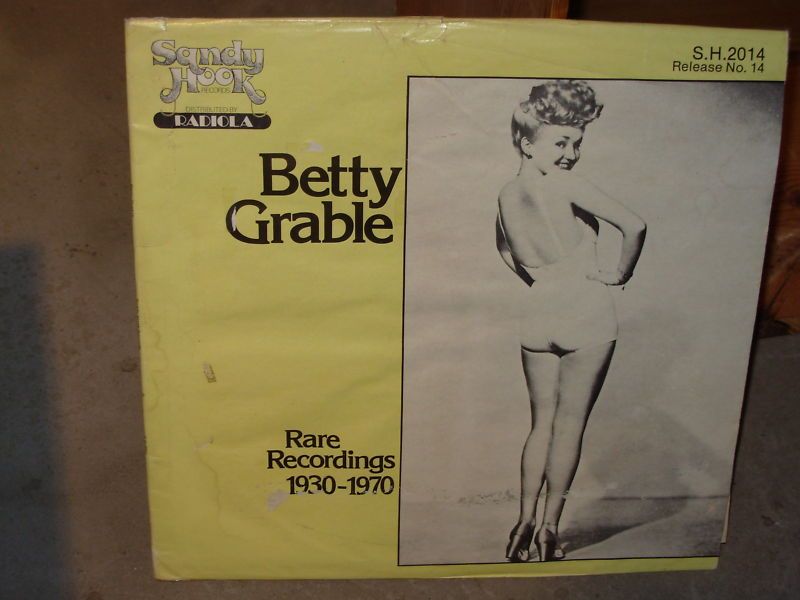 BETTY GRABLE rare recordings 1930 1970  