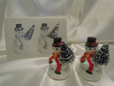 Department Dept. 56 Snow Village Set Of 2 Snowmen A Tree For Me 