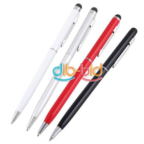 2in1 Capacitive Touch Screen Stylus with Ball Point Pen for iPad 