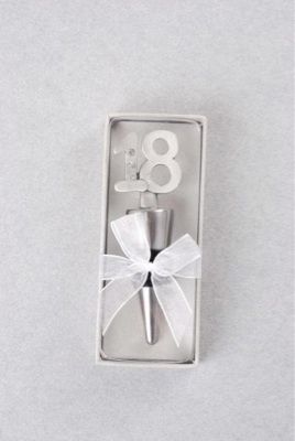 Happy 18th Birthday Jeweled Bottle Stopper/Gift Boxed  