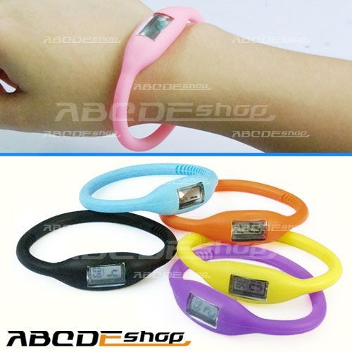   watch 1 year warranty 100 % brand new material silicone type minus ion