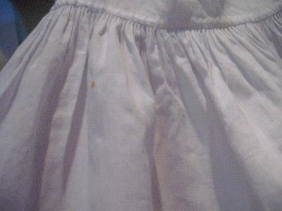 Two antique baby christening gowns petticoat dresses doll bear  