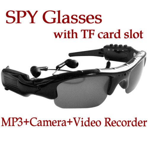 Video Sunglasses  player Spy DV Recorder Camera  TF  