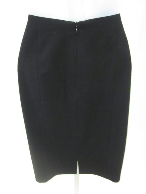 You are bidding on a JENNE MAAG Black Straight Knee Length Wool Skirt 