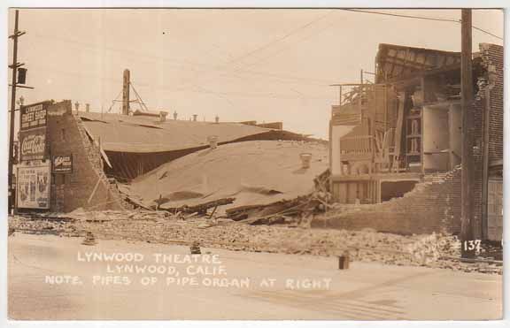 RP Postcard Lynwood Theatre in Lynwood, California  