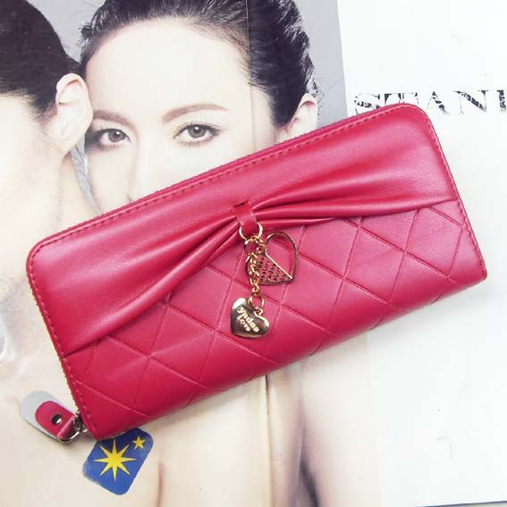 new fashion zip around long women clutch wallet purse  