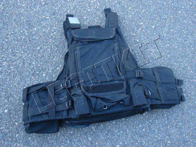    2564 Flotation Vest Black PFD Rig Navy SEAL VBSS Coast Guard  