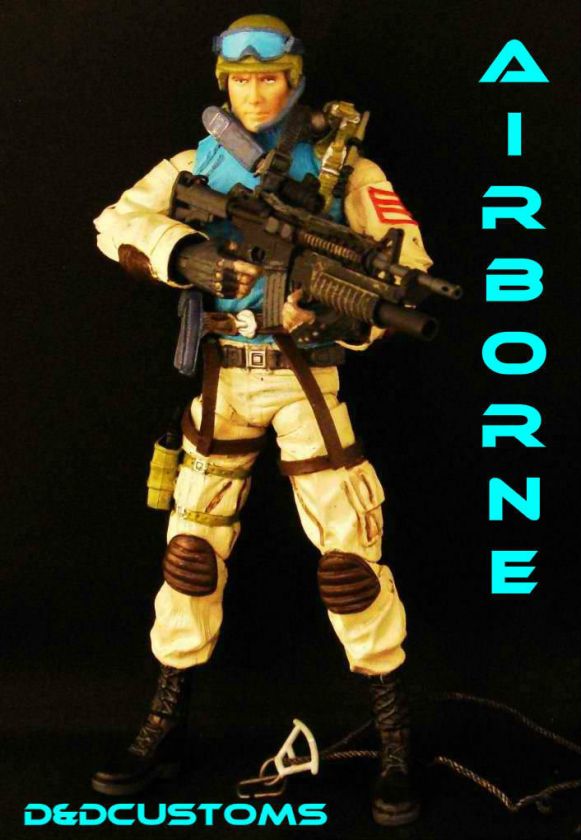 CUSTOM GI JOE MARVEL LEGENDS STYLE 25th ARAH AIRBORNE  