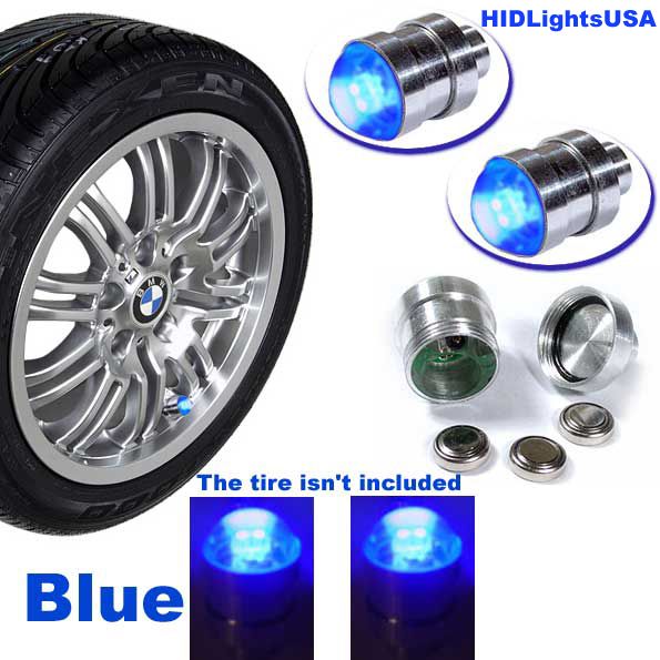 Kawasaki Vulcan 750 900 1500 1600 2000 BLUE TIRE LED  