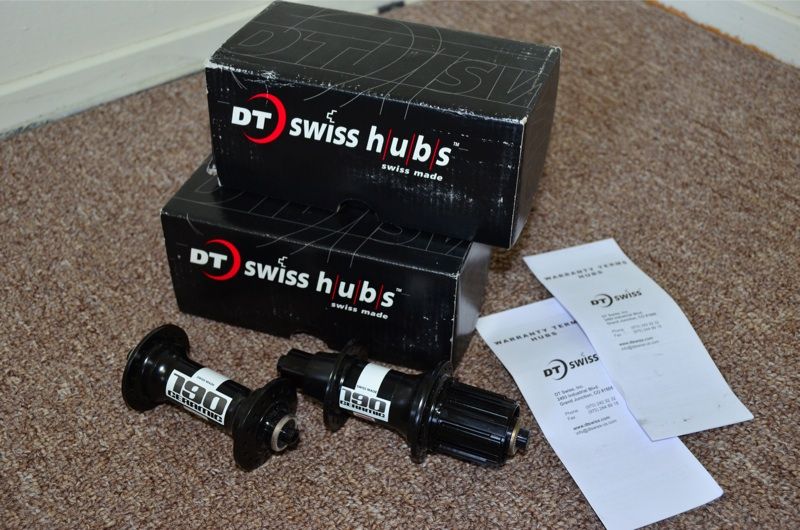 DT Swiss 190 DT190 road hubs set Shimano/Sram 32h NEW ceramic bearings 