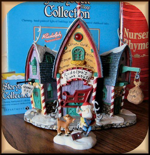 Rudolphs Bunk House Dept. 56 Storybook Village Item #56.13206 set 