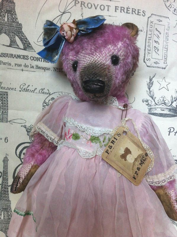 Antique French Fashion bear ~ Brady Bears Studio ~ TDIPT * Shabby 