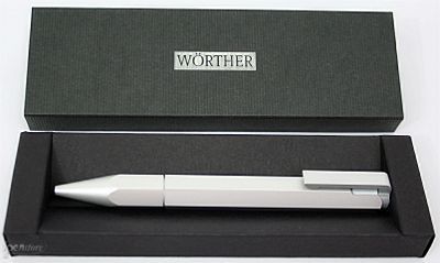 Worther Compact 0.5 mm Pencil, Natural Aluminum  