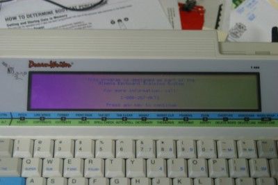 NTS Computer DreamWriter T400 IR Word Processor TESTED  