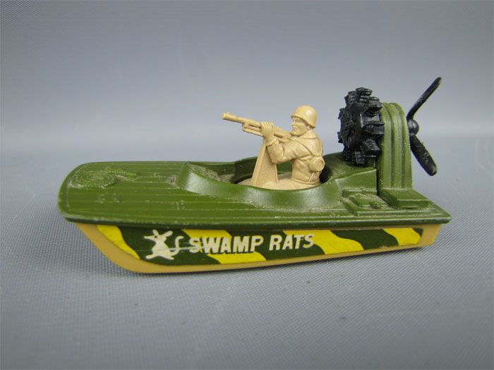 Vintage 1976 Matchbox Lesney Swamp Rats Air Boat  