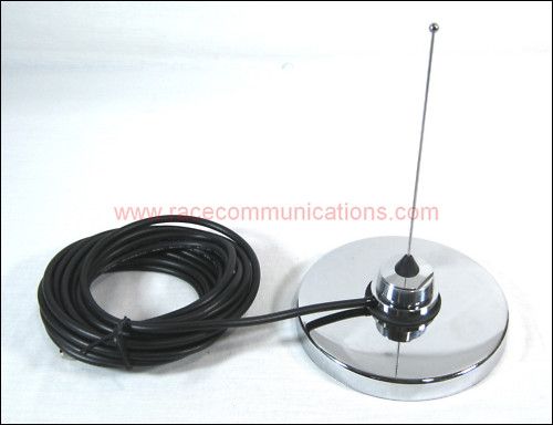 Magnetic Mount Antenna, VHF, Motorola, Kenwood, Uniden  