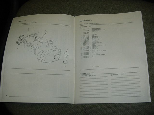 STIHL CHAINSAW 032 032AV PARTS MANUAL NEW  