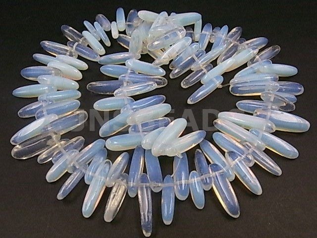 Opalite Moonstone 18 20mm Briolette Beads 16  