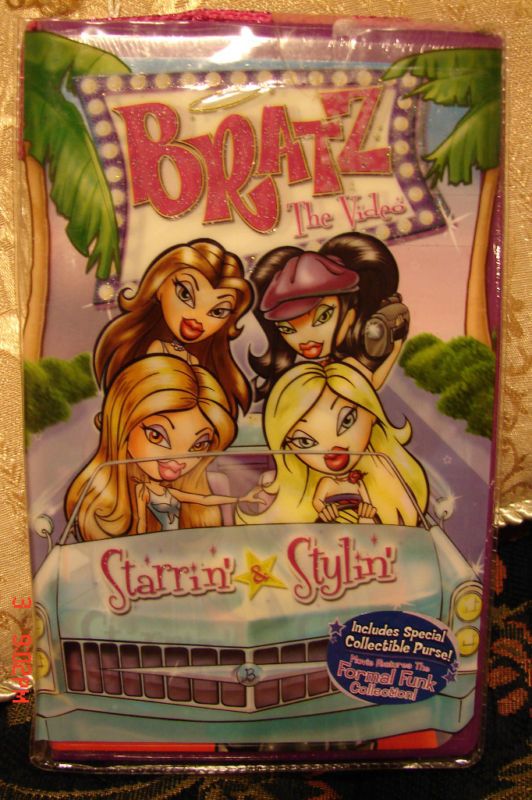 Bratz The Video Starrin & Stylin Vhs NEW GREAT GIFT NIP 024543132288 