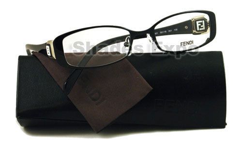 NEW Fendi Eyeglasses F 901 BLACK 001 F901 AUTH  