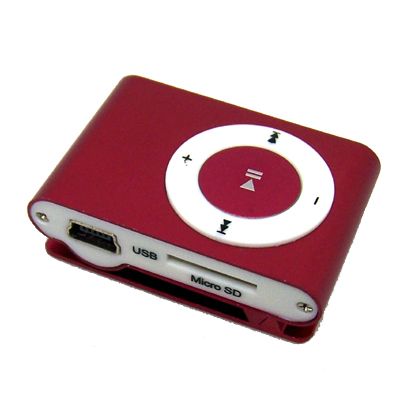 New Clip Mini Red  Player support TF / SD Card  