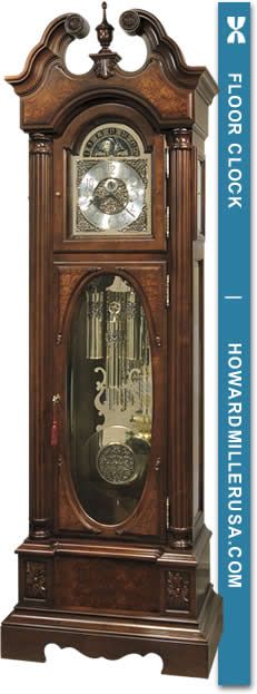   92 Presidential Grandfather floor clock, Cherry  Coolidge  