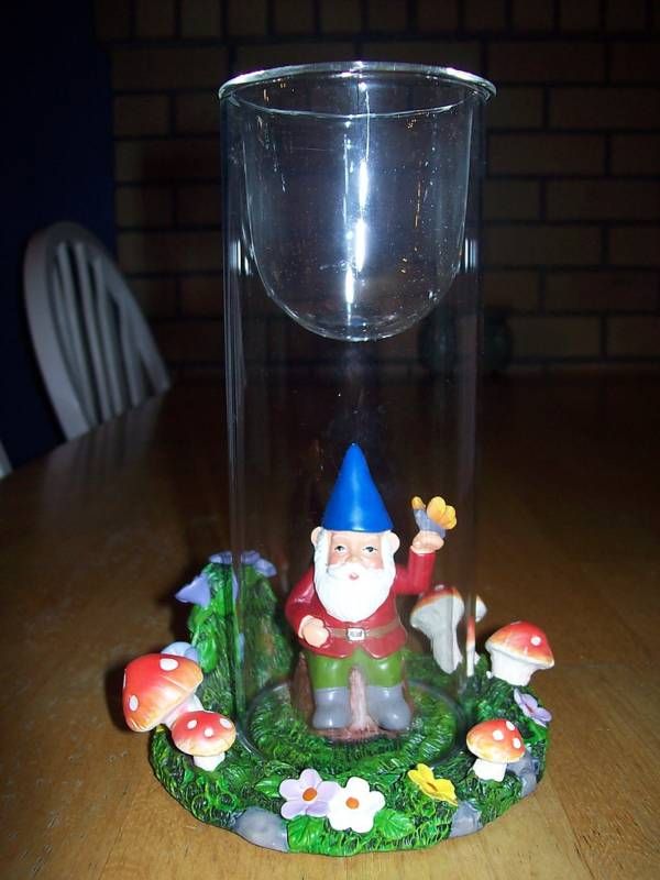 Garden Gnome Votive Holder Cylinder from Yankee Candle  