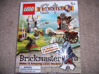 LEGO BRICKMASTER CASTLE BOOK TOY SET BRICKS 140 PC FIG.  