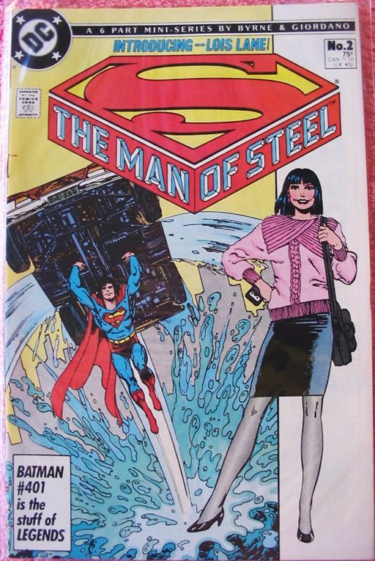 SUPERMAN #2 DC Comics 1986 Lois Lane Man of Steel  