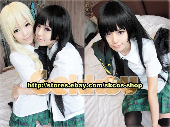 Dont Have Many Friends Mikazuki Yozora cosplay wig costume  