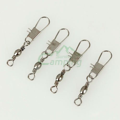   Barrel Bearing Swivel Solid Rings Fishing Connector #7 +B  