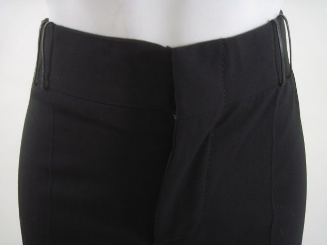 AUTH GUCCI Black Zipper Leg Tuxedo Pants Slacks Sz 40  