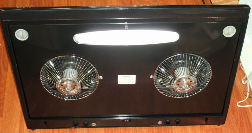 SMAC30 E ~ Black Color 30 Under Cabinet Range Hood W/Auto Clean 6 