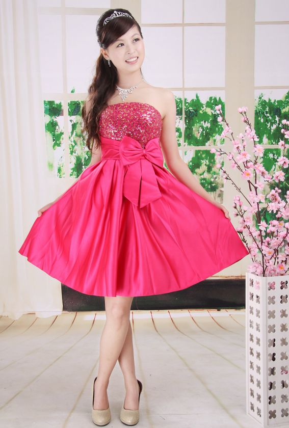   cocktail Party evening Formal Dress Bridesmaids/bride Wedding Dress