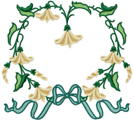 Bindweed Accent machine embroidery designs set 5x7 hoop  