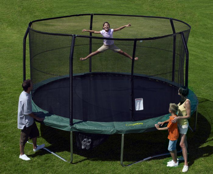 JumpKing Elite 15 POD Trampoline & Enclosure Net Combo 839539004667 