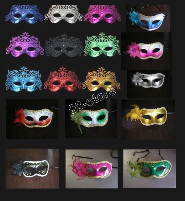   Venetian Costume Masquerade Cosplay Fancy Ball Party Mask 8 colors