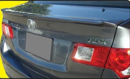 Acura TSX Lip Spoiler 09 10   Basque Red Pearl (R530P)  