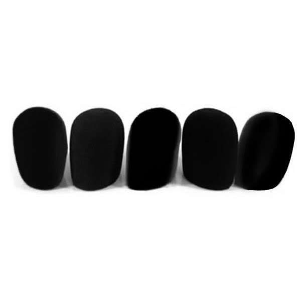 pk BLACK MICROPHONE WINDSCREEN FOAM MIC COVER KARAOKE DJ  