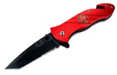 Fire Dept. Spring Assisted Pocket Folding Combat Knives SET   133 