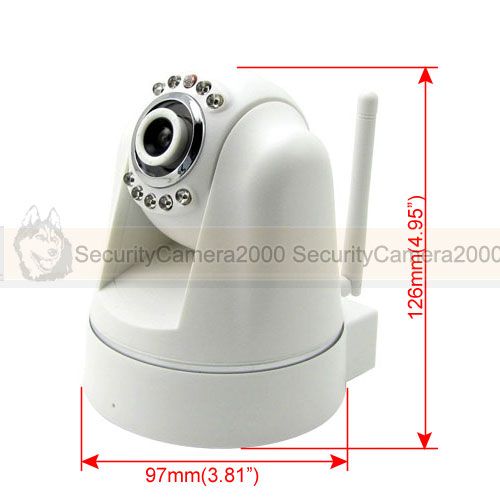 Pan and Tilt WiFi 2 way Speak IP Network IR Infrared Camera CCTV 