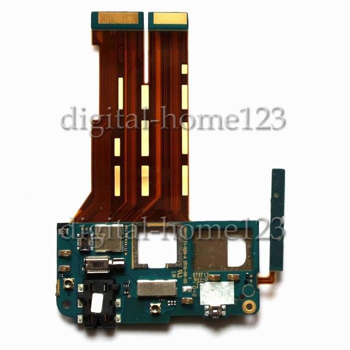 Motherboard PCB Vibrator Headphone Jack + Power Flex Cable HTC 7 