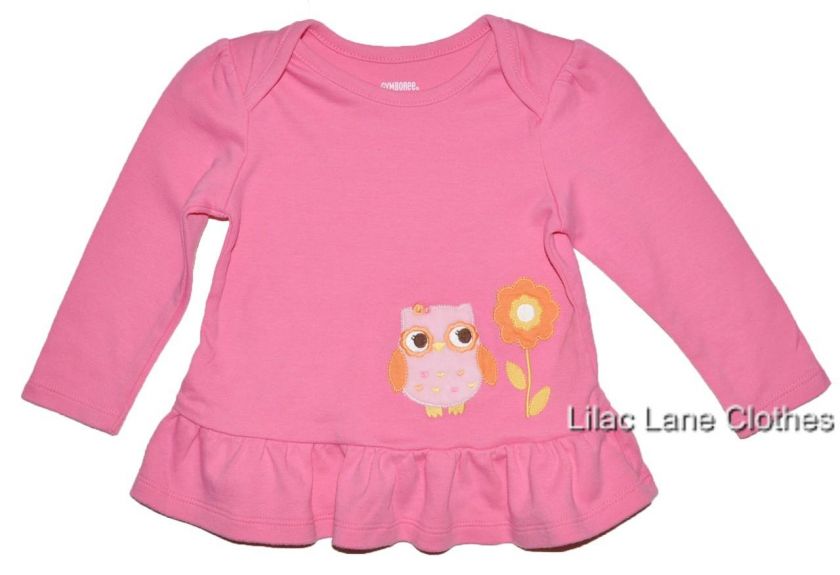 Gymboree Bright Owl Pink Fleece Hoodie Pants Shirt U PICK NWT  