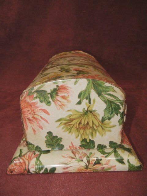 ANTIQUE VICTORIAN DOMED TOP CELLULOID DRESSER BOX  