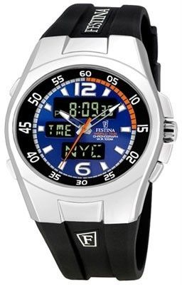 NEW FESTINA Mens World Timer Chrono Watch F6716/1  