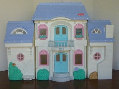 FISHER PRICE LOVING FAMILY DOLLHOUSE w/ACCS. GUC RARE VINTAGE  