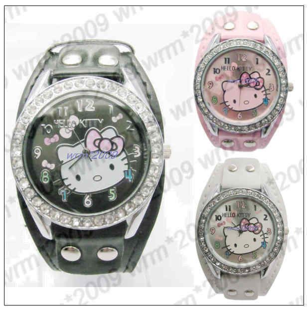 free ship Cute hellokitty quartz watch   SB456  