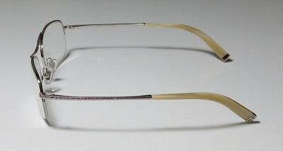   VARVATOS V101 56 19 135 SILVER/BEIGE MODERN EYEGLASSES/GLASSES/FRAME