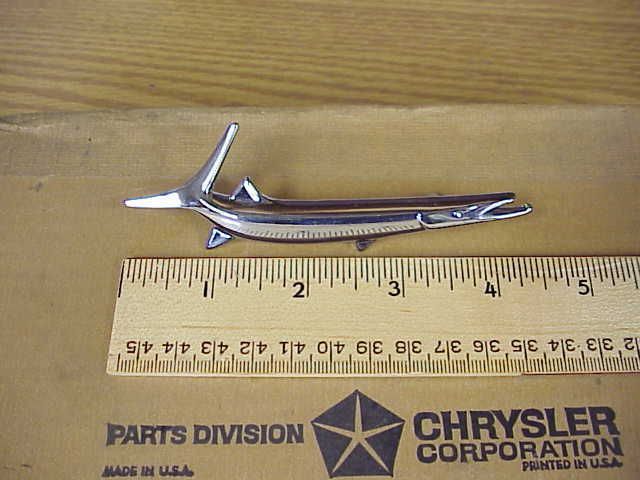 Mopar NOS Cuda 67 Barracuda fish emblem  