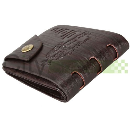   Mens PU Leather Wallet Pockets Card Bi fold Purse Short Wallet  